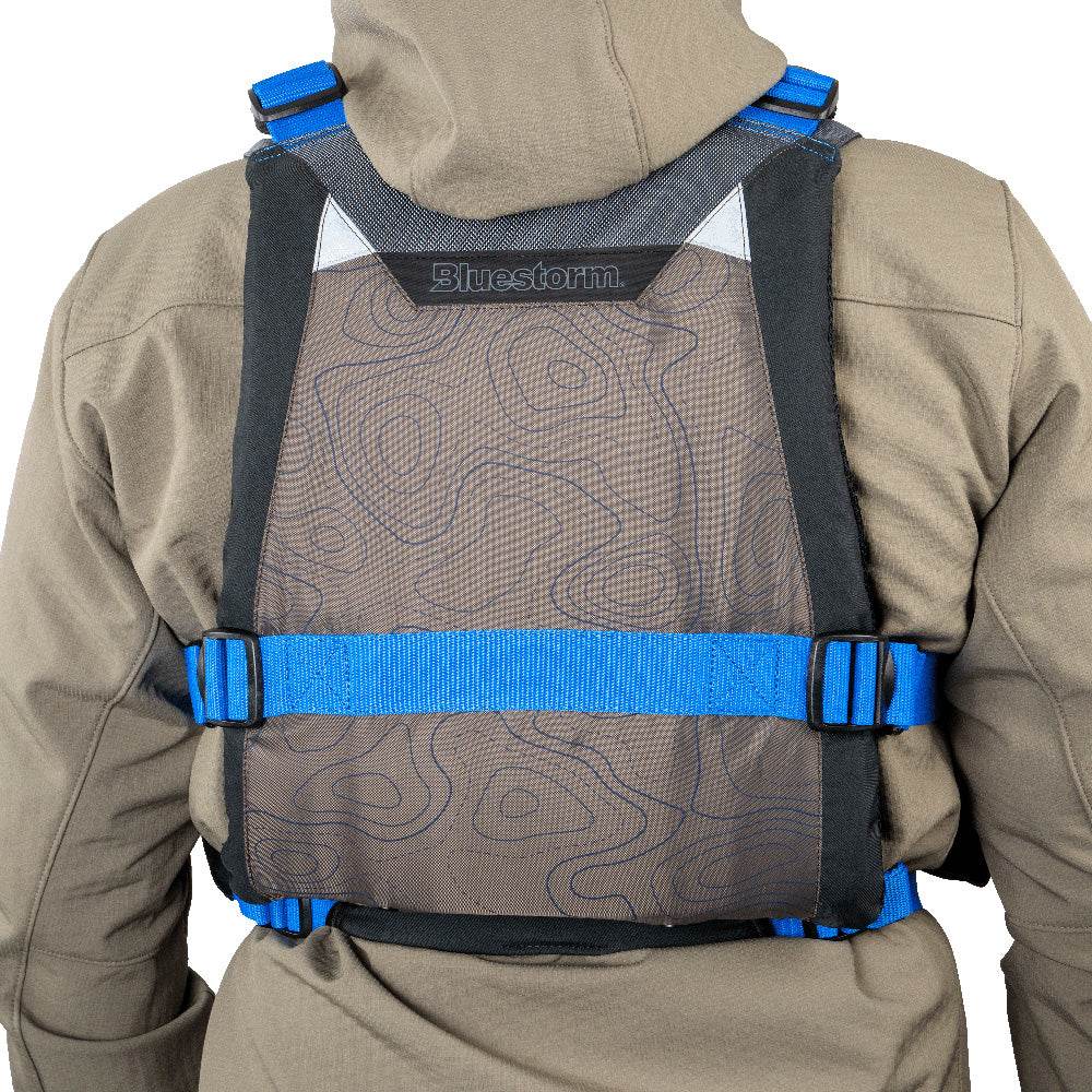 Suncoast Marine and Auto offers Bluestorm Motive Kayak Fishing Vest - Deep Blue - L/XL [BS-248-TPE-L/XL]