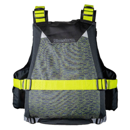 Suncoast Marine and Auto offers Bluestorm Motive Kayak Fishing Vest - Hi-Vis - S/M [BS-248-HVS-S/M]