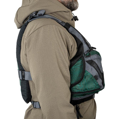 Suncoast Marine and Auto offers Bluestorm Motive Kayak Fishing Vest - Hunter Green - S/M [BS-248-HNT-S/M]