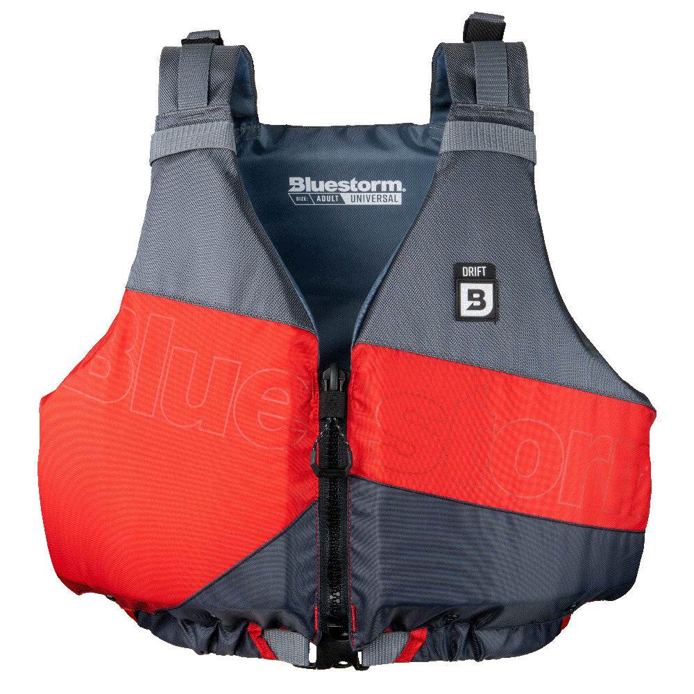 Suncoast Marine and Auto offers Bluestorm Drift Adult Universal Paddling Vest - Nitro Red [BS-247-RED-U]