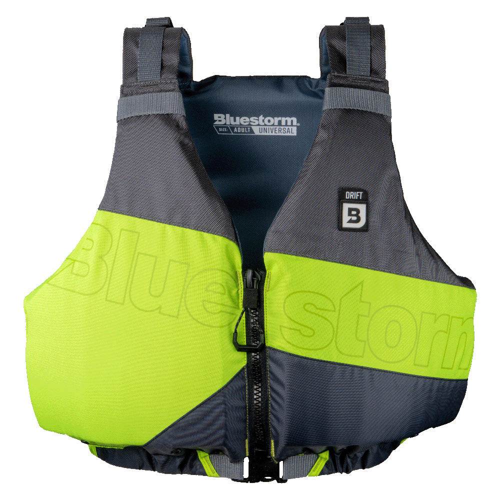 Suncoast Marine and Auto offers Bluestorm Drift Adult Universal Paddling Vest - Hi-Vis [BS-247-HVS-U]