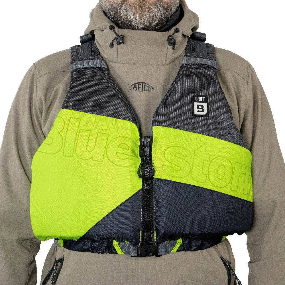 Suncoast Marine and Auto offers Bluestorm Drift Adult Universal Paddling Vest - Hi-Vis [BS-247-HVS-U]