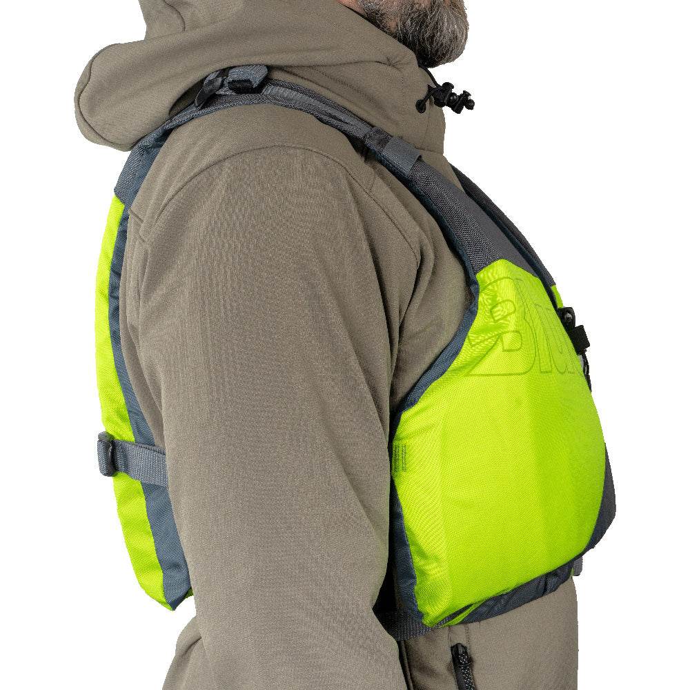 Suncoast Marine and Auto offers Bluestorm Drift Adult Universal Paddling Vest - Hi-Vis [BS-247-HVS-U]