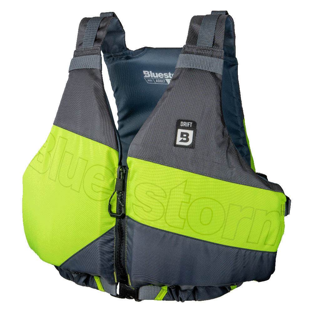 Suncoast Marine and Auto offers Bluestorm Drift Adult Universal Paddling Vest - Hi-Vis [BS-247-HVS-U]