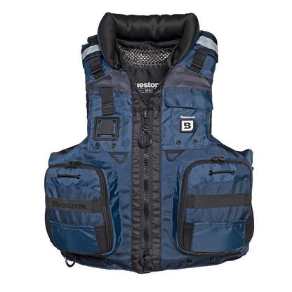 Suncoast Marine and Auto offers Bluestorm Classic Adult Fishing Life Jacket - Deep Blue - S/M [BS-70B-NAV-S/M]