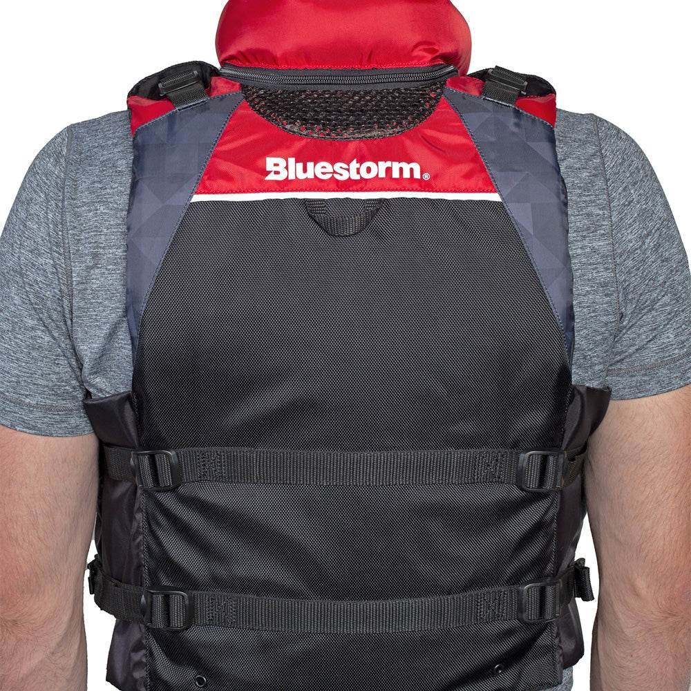 Suncoast Marine and Auto offers Bluestorm Classic Adult Fishing Life Jacket - Nitro Red - S/M [BS-70B-RED-S/M]