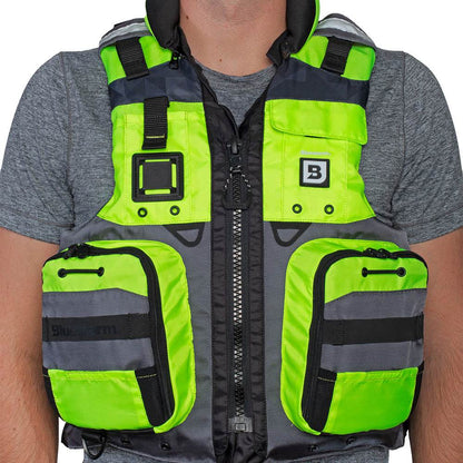 Suncoast Marine and Auto offers Bluestorm Classic Adult Fishing Life Jacket - Hi-Vis - S/M [BS-70B-HVS-S/M]