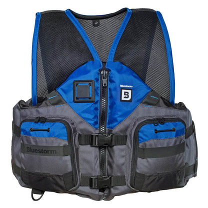 Suncoast Marine and Auto offers Bluestorm Sportsman Adult Mesh Fishing Life Jacket - Deep Blue - S/M [BS-105-BLU-S/M]