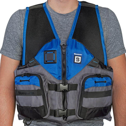 Suncoast Marine and Auto offers Bluestorm Sportsman Adult Mesh Fishing Life Jacket - Deep Blue - L/XL [BS-105-BLU-L/XL]