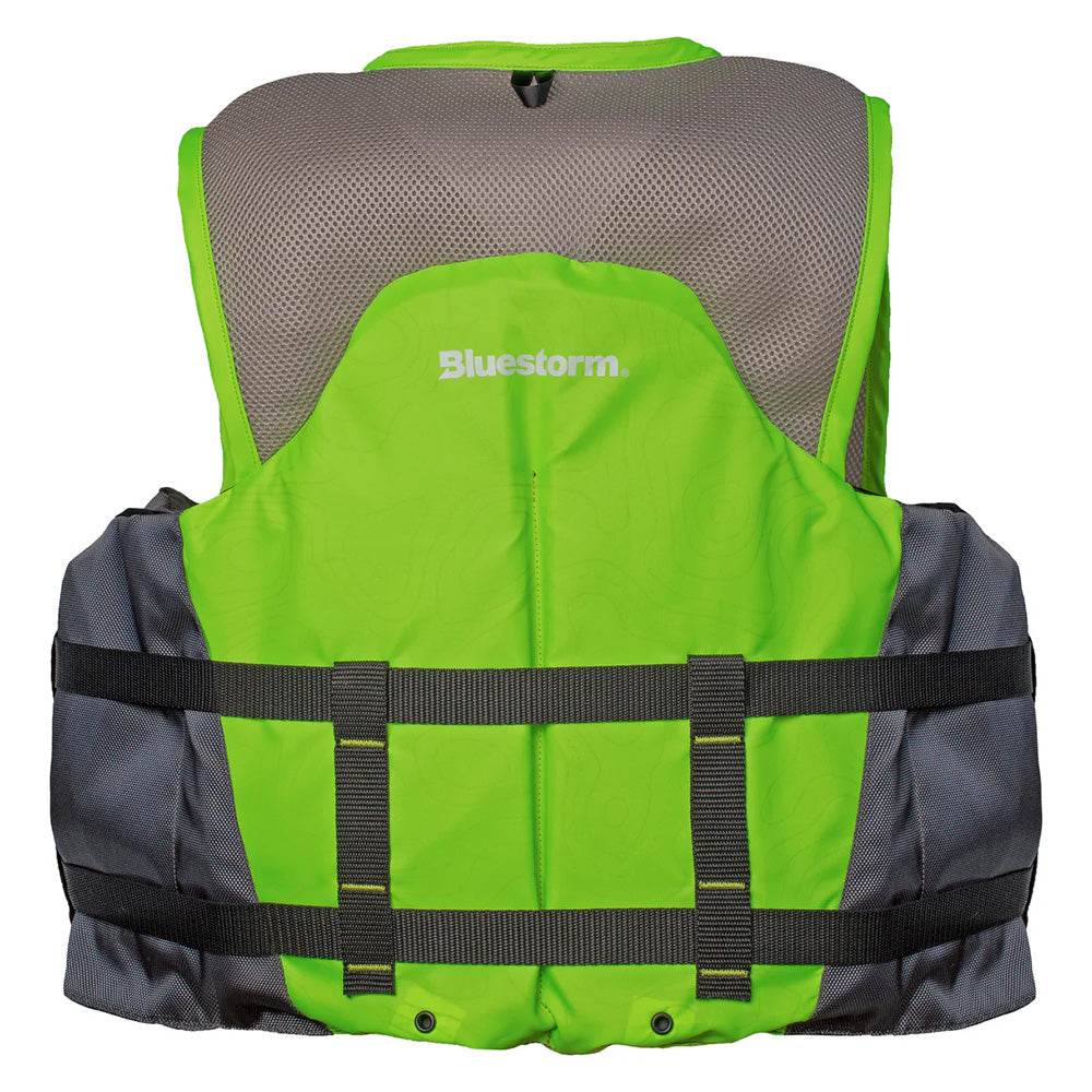 Suncoast Marine and Auto offers Bluestorm Sportsman Adult Mesh Fishing Life Jacket - Hi-Vis - S/M [BS-105-HVS-S/M]