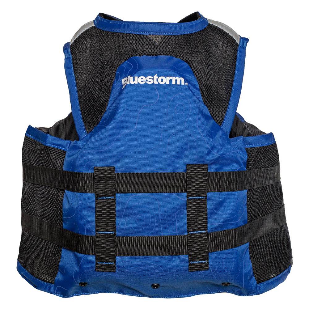 Suncoast Marine and Auto offers Bluestorm Sportsman Youth Mesh Fishing Life Jacket - Deep Blue [BS-105-NAV-Y]