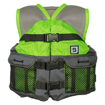 Suncoast Marine and Auto offers Bluestorm Sportsman Youth Mesh Fishing Life Jacket - Hi-Vis [BS-105-HVS-Y]