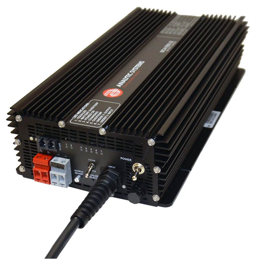 Suncoast Marine and Auto offers Analytic Systems AC Charger 2-Bank 70A, 12V Out, 85-264VAC In Power-Factor Correction [BCA1050-12]