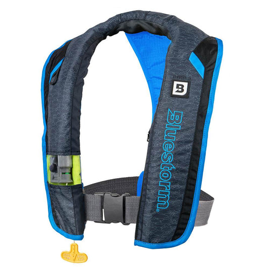 Suncoast Marine and Auto offers Bluestorm Stratus 35 Auto Type II Inflatable PFD - Coastal Blue [BS-T1H-23-BSB]