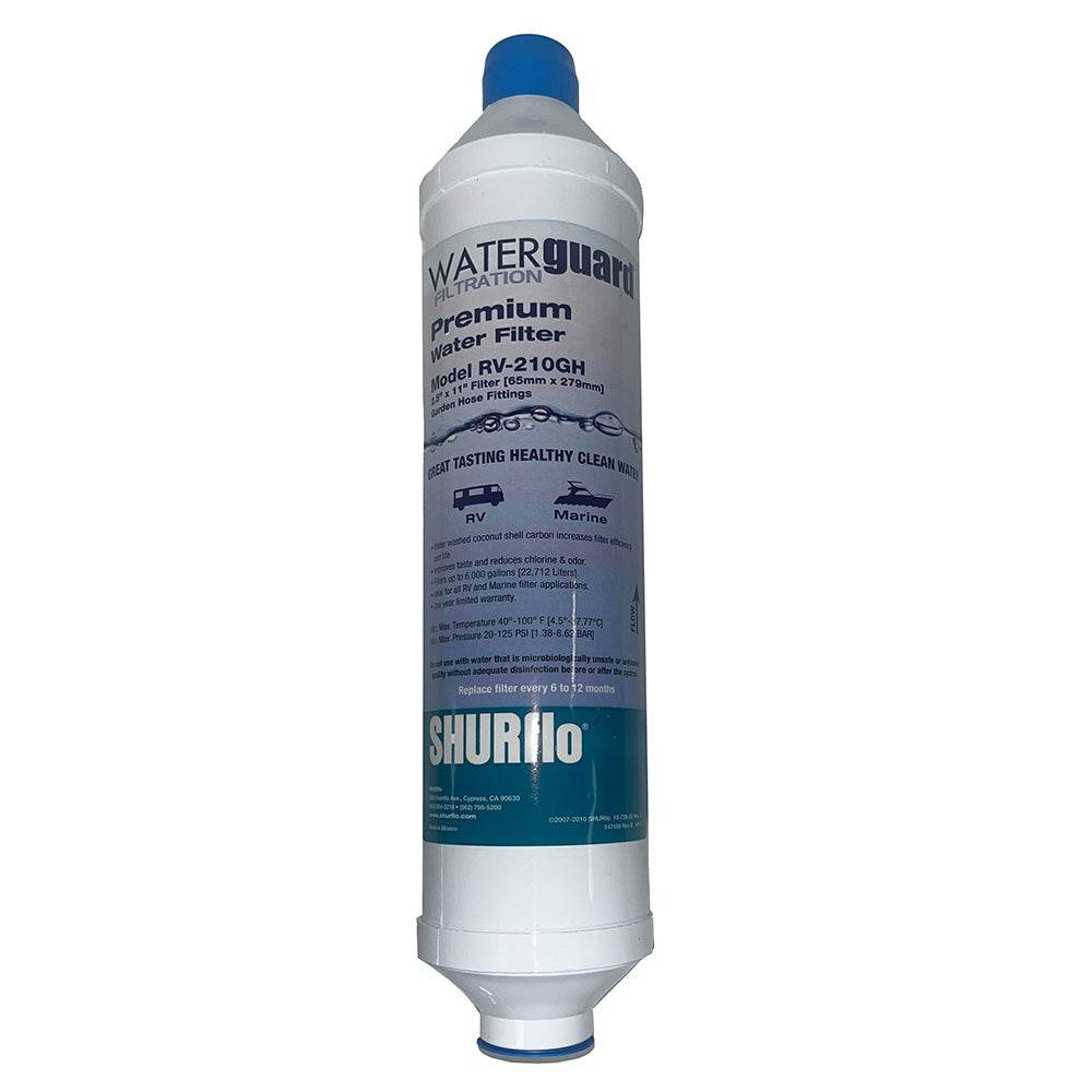 Suncoast Marine and Auto offers Shurflo by Pentair City Water Entry In-Line Filter w/Garden Hose Ends [RV-210GH-A]