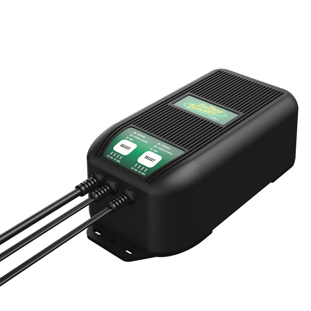 Suncoast Marine and Auto offers Battery Tender WaveCharge Pro 2-Bank, 12V, 20A Battery Charger [022-1007-DL-WH]