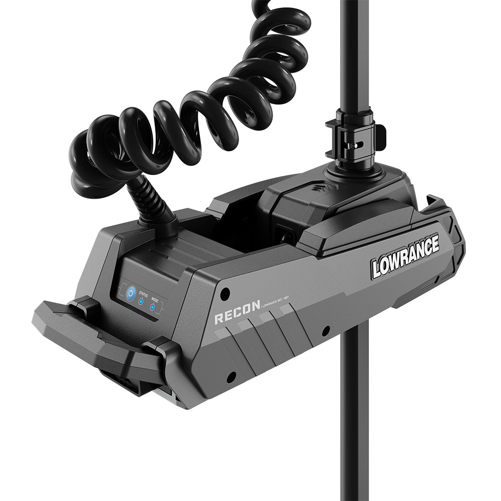 Suncoast Marine and Auto offers Lowrance Recon FW 54" Trolling Motor - Includes Freesteer Joystick Remote, Wireless Foot Pedal HDI Nosecone [000-16173-001]