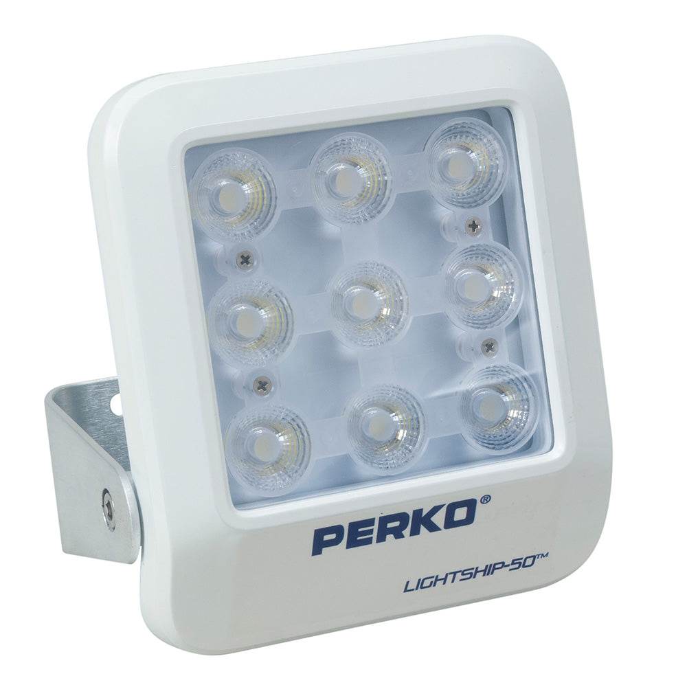 Suncoast Marine and Auto offers Perko Lightship 50 LED High Performance Spotlight - 12/24V - White [1643050S0W]