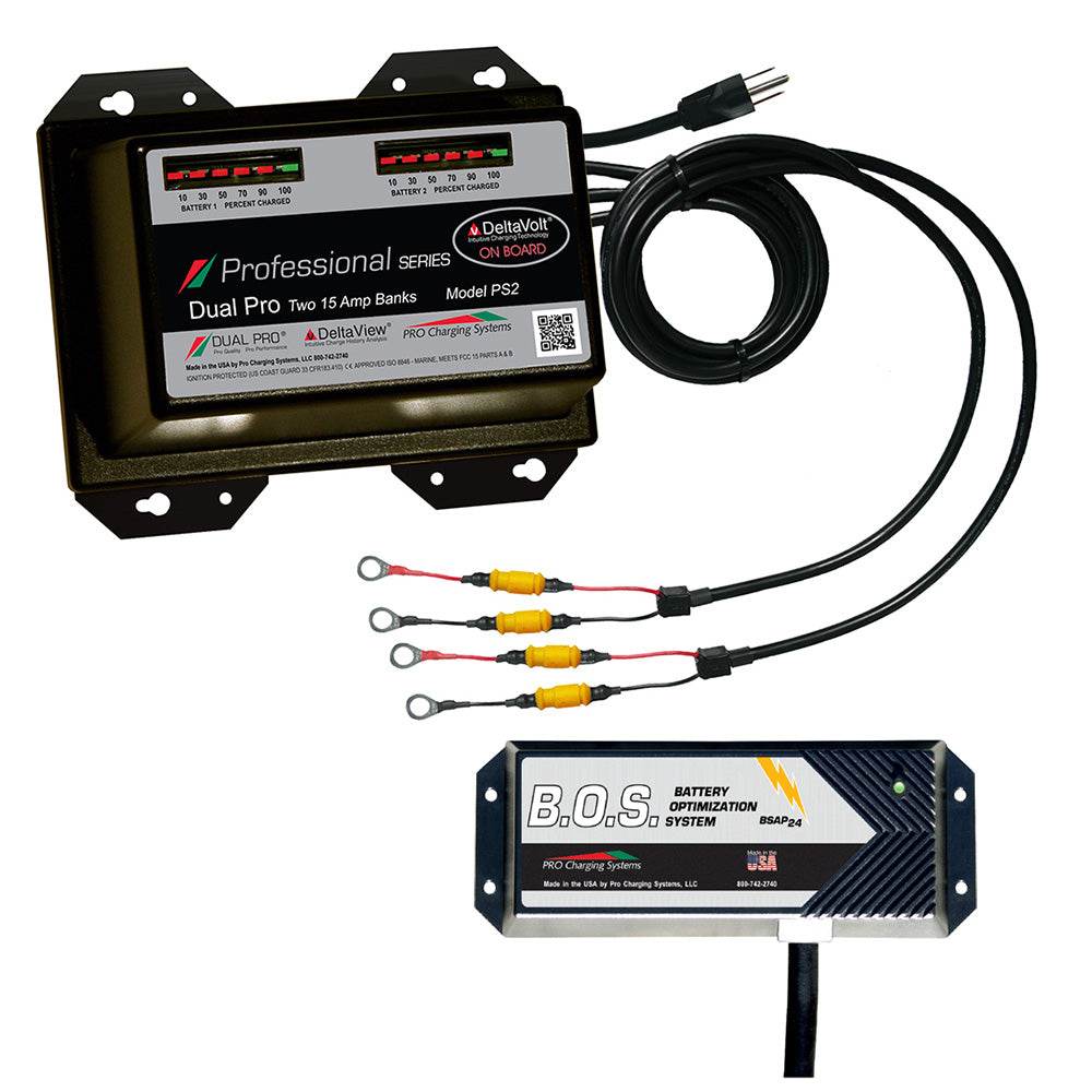 Suncoast Marine and Auto offers Dual Pro PS2 2 Bank Battery Charger w/2 Bank B.O.S. [PS2/BOS12V2]