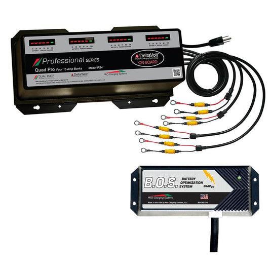 Suncoast Marine and Auto offers Dual Pro PS4 4 Bank Battery Charger w/3 Bank B.O.S. [PS4/BOS12V3]