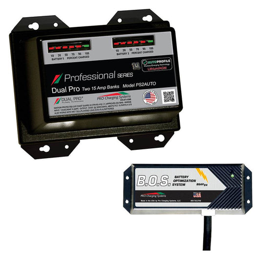 Suncoast Marine and Auto offers Dual Pro PS2 Auto 2 Bank Battery Charger w/2 Bank B.O.S. [PS2AUTO/BOS12V2]