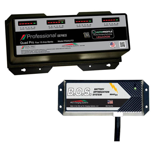 Suncoast Marine and Auto offers Dual Pro PS4 Auto 4 Bank Battery Charger w/2 Bank B.O.S. [PS4AUTO/BOS12V2]