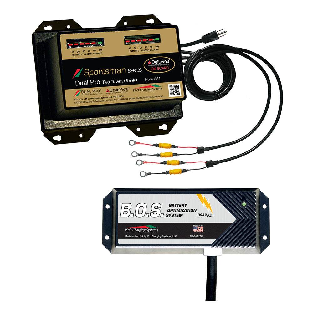 Suncoast Marine and Auto offers Dual Pro SS2 2 Bank Battery Charger w/2 Bank B.O.S. [SS2/BOS12V2]