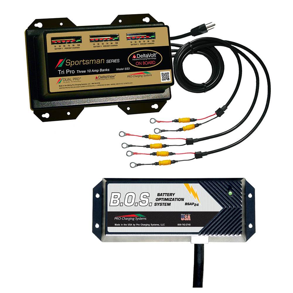 Suncoast Marine and Auto offers Dual Pro SS3 3 Bank Battery Charger w/2 Bank B.O.S. [SS3/BOS12V2]