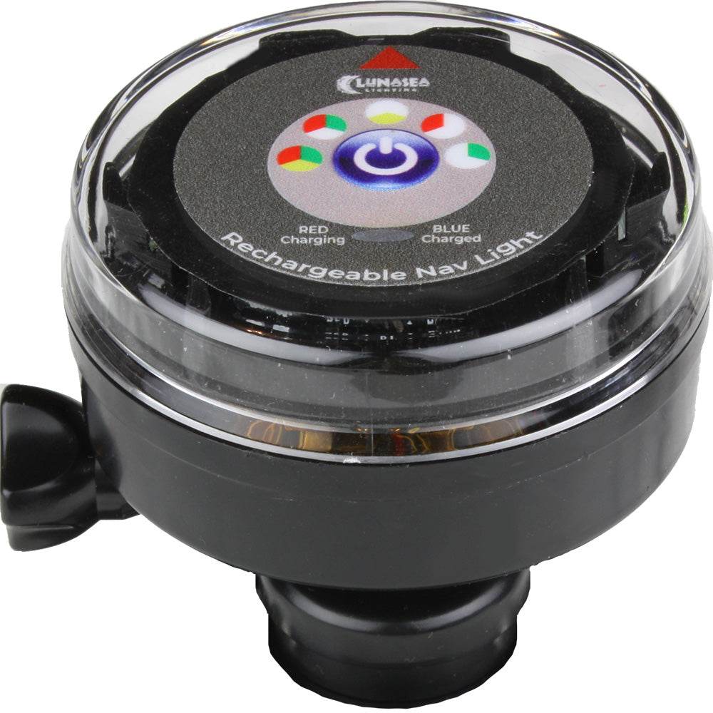 Suncoast Marine and Auto offers Lunasea Rechargeable Tri-Color Portable Navigation Light (No Mount) - Black [LLB-72BK-UB-00]