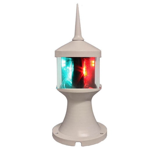 Suncoast Marine and Auto offers Lunasea Tri-Color/Anchor Zero Emission Light Fixture - 12V - White [LLB-73BK-01-WB]