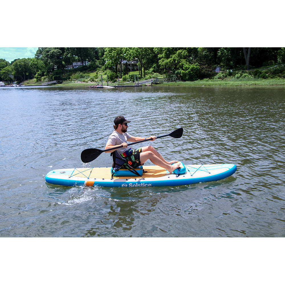 Suncoast Marine and Auto offers Solstice Watersports 10'6" Rambler Inflatable Stand-Up Paddleboard/Kayak 2-In-1 Kit w/Seat Convertible Paddle - Orange [36201]