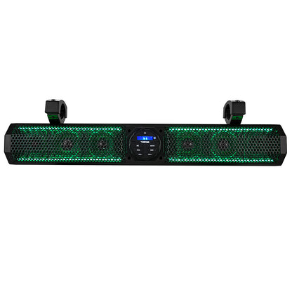 Suncoast Marine and Auto offers DS18 26" Marine Amplified Sound Bar w/Bluetooth 600W w/6 Speaker System RGB LED [SB26BTXRGB]