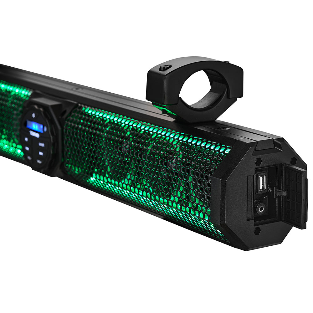 Suncoast Marine and Auto offers DS18 26" Marine Amplified Sound Bar w/Bluetooth 600W w/6 Speaker System RGB LED [SB26BTXRGB]