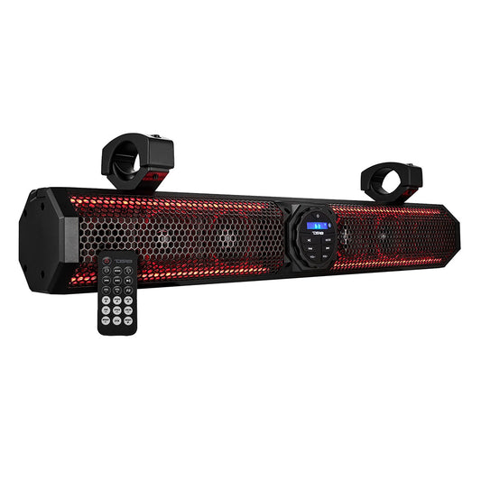 Suncoast Marine and Auto offers DS18 26" Marine Amplified Sound Bar w/Bluetooth 600W w/6 Speaker System RGB LED [SB26BTXRGB]