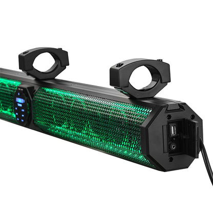 Suncoast Marine and Auto offers DS18 37" Marine Amplified Sound Bar w/Bluetooth 1200W w/10 Speaker System RGB LED [SB37BTXRGB]