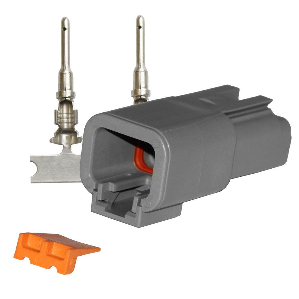 Suncoast Marine and Auto offers Pacer DTP Deutsch Receptacle Repair Kit - 14-12 AWG (2 Position) [TDTP04F-2RP]