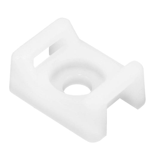 Pacer Screw Down Cable Tie Mount - #10 Screw Mount Method - Natural Color - 100 Pack (CTM3S10-100) - Suncoast Marine and Auto Supply 