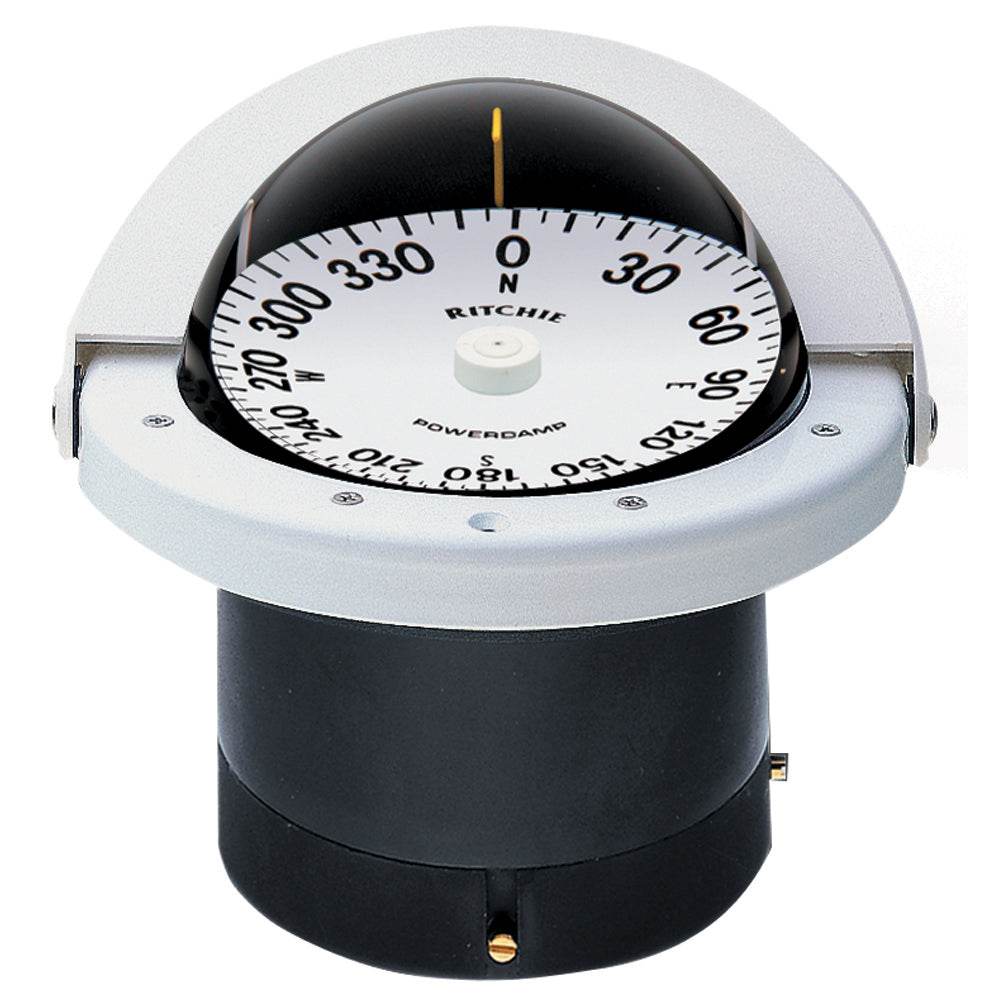 Suncoast Marine and Auto offers Ritchie FN-201W Navigator Compass - Flush Mount - White [FNW-201]