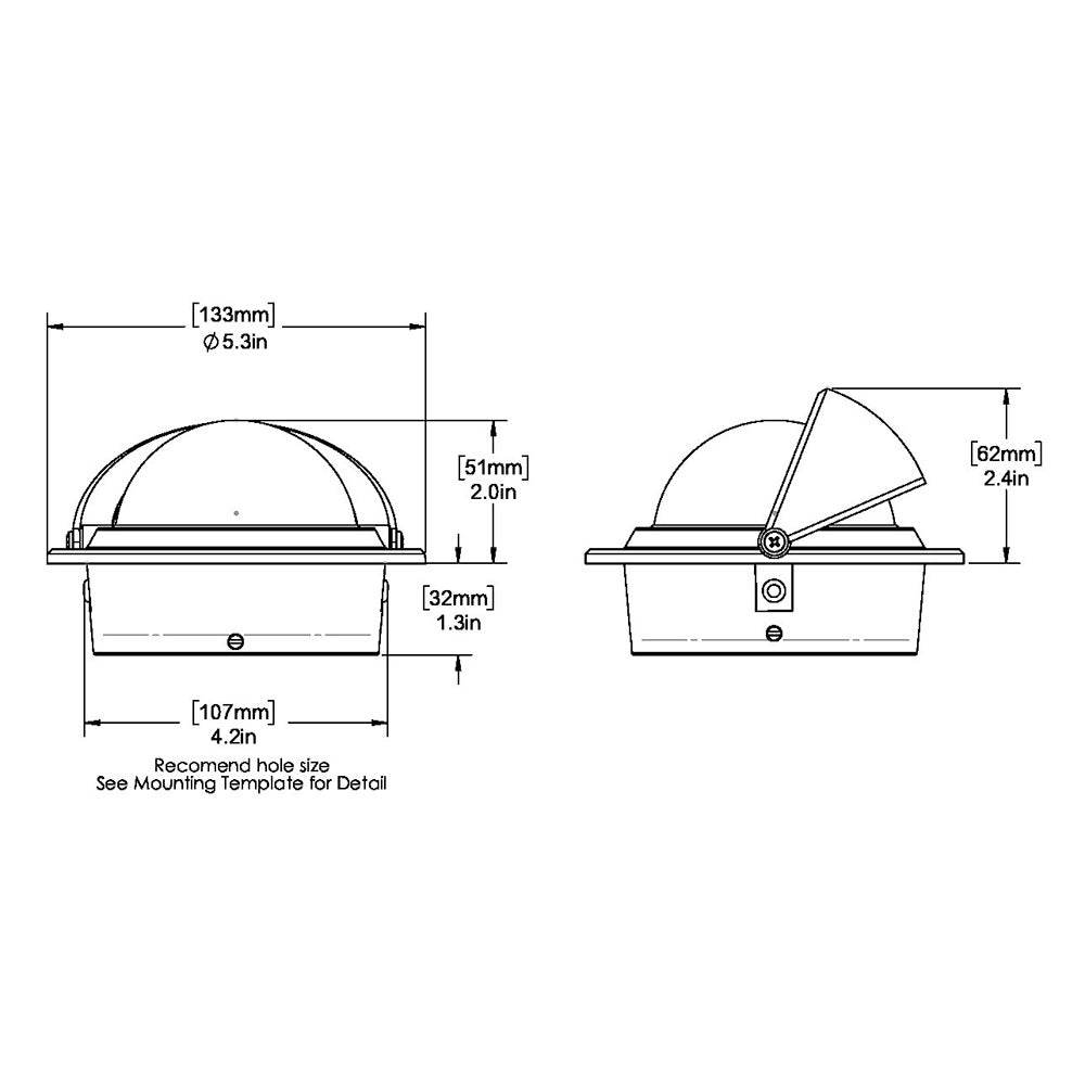 Suncoast Marine and Auto offers Ritchie F-83W Voyager Compass - Flush Mount - White [F-83W]