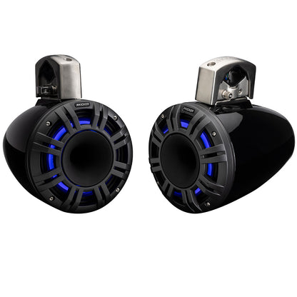 Suncoast Marine and Auto offers KICKER KMTCXL8 8" LED Horn Loaded Compression Driver Tower System - Black [51KMTCXL8]