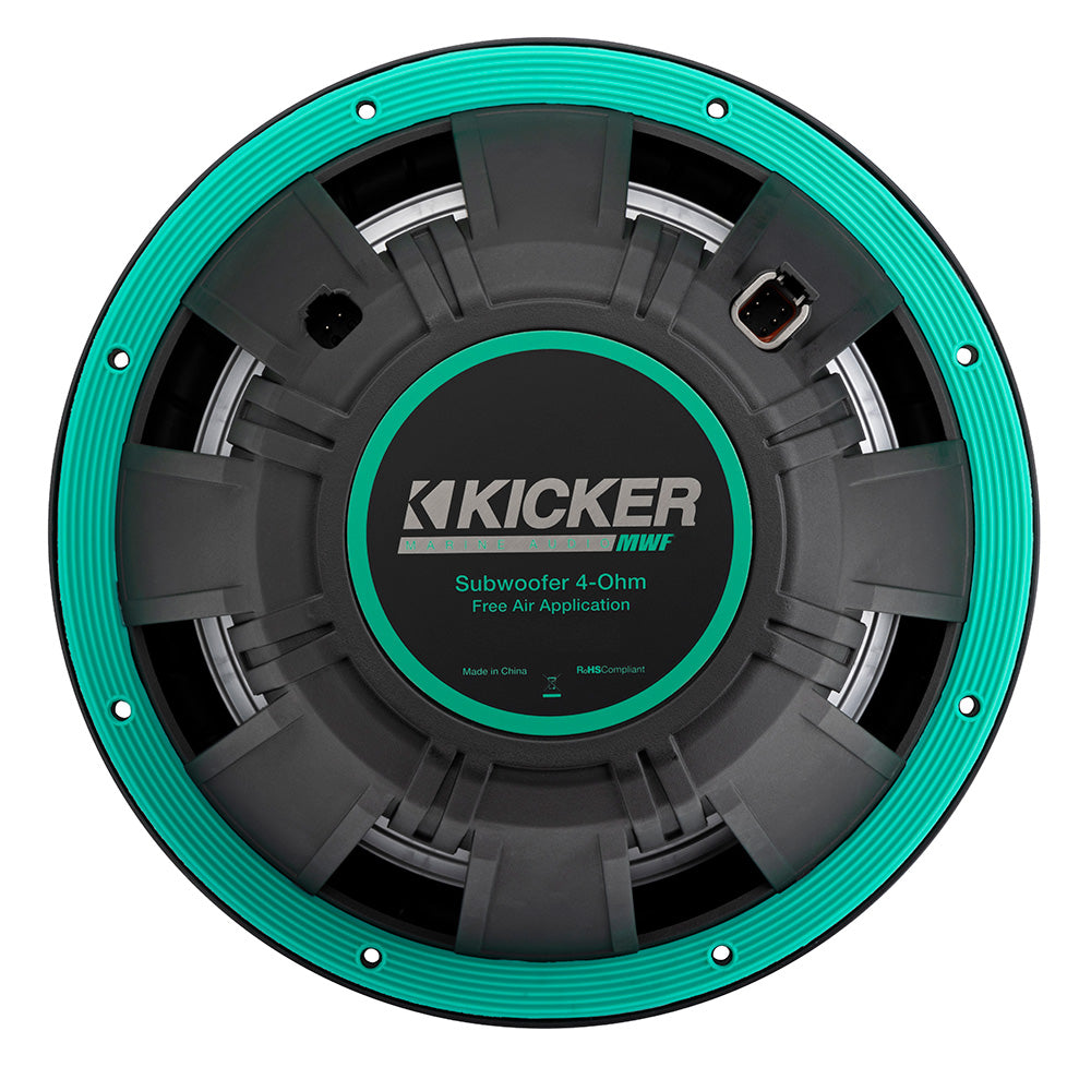 Suncoast Marine and Auto offers KICKER 10" Premium Marine Subwoofer f/Free-Air Applications - 4-Ohm [51MWF104]