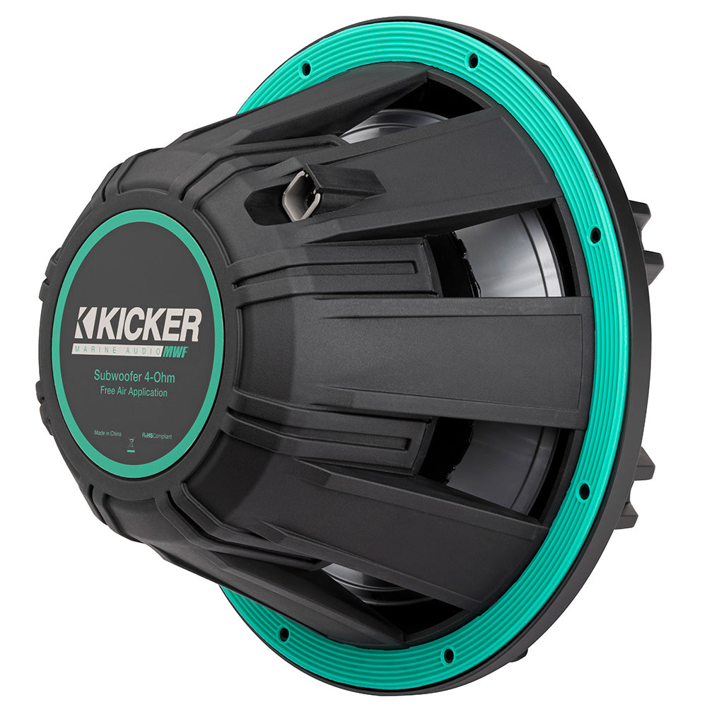 Suncoast Marine and Auto offers KICKER 10" Premium Marine Subwoofer f/Free-Air Applications - 4-Ohm [51MWF104]