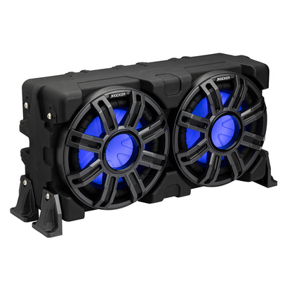 Suncoast Marine and Auto offers KICKER 10" Loaded Premium Marine Enclosure w/Passive Radiator - 4-Ohm [51MWLE104]