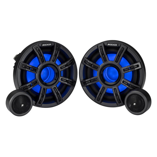 Suncoast Marine and Auto offers KICKER 6.5" Premium Marine Component Speakers - 4-Ohm [51MSS65]