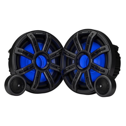 Suncoast Marine and Auto offers KICKER 8" Premium Marine Component Speakers - 4-Ohm [51MSS8]