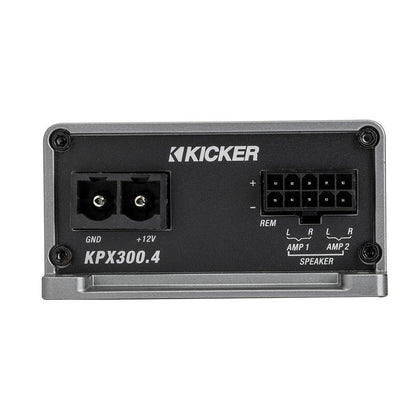 Suncoast Marine and Auto offers KICKER KPX300.4 4x75W Full-Range Compact Amplifier [51KPX3004]