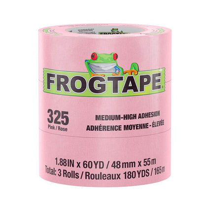 Suncoast Marine and Auto offers FrogTape CP 325 Medium-High Adhesion Masking Tape - 48MM x 55M x 3-Pack - Pink - Rated for 325F [105335]