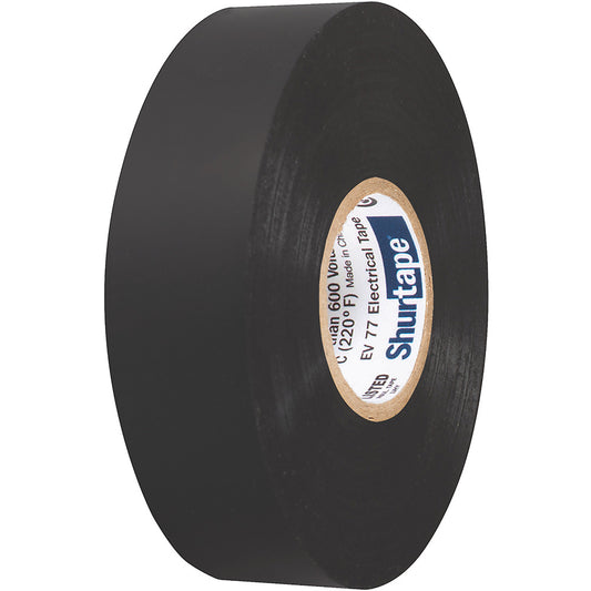 Suncoast Marine and Auto offers Shurtape EV 077B Professional Grade Black Electrical Tape f/Insulating Splicing - 3/4" x 66' - 10-Pack [104706]