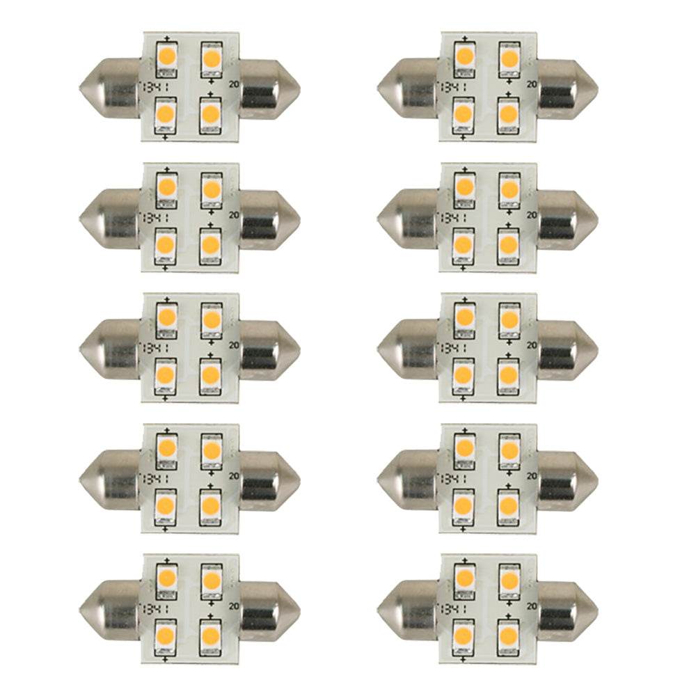 Suncoast Marine and Auto offers Scandvik 41174 Bulb Warm White *10-Pack [41174]