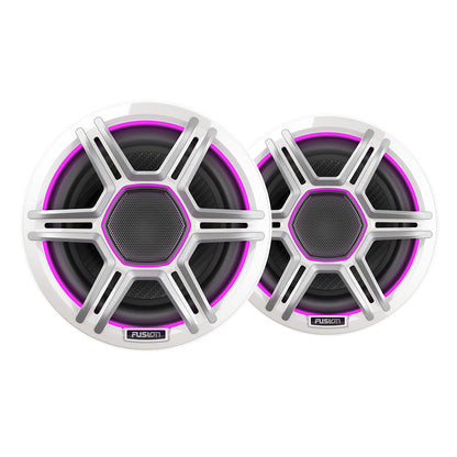 Suncoast Marine and Auto offers Fusion Apollo 6.5" LED Marine Speakers w/Sports White Grille [010-02918-01]